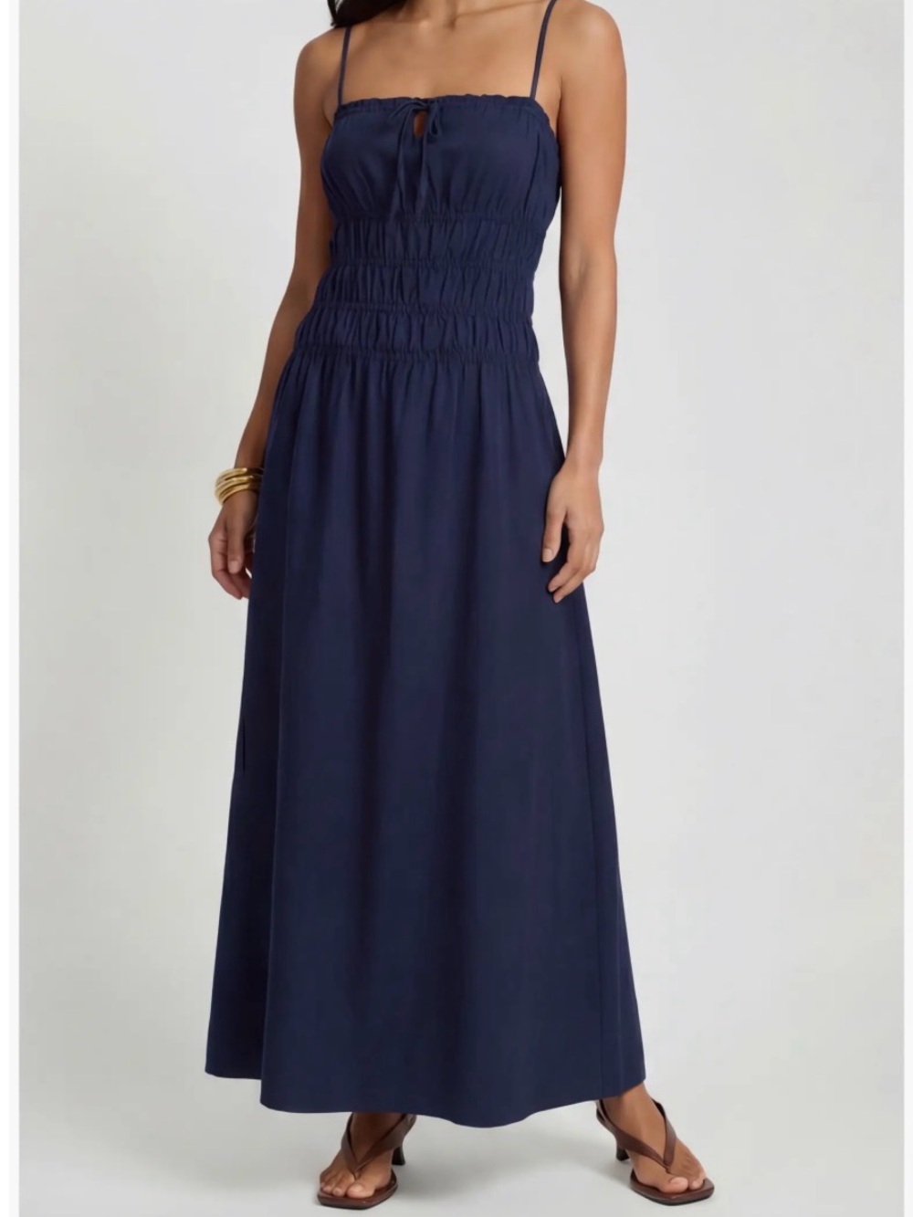 Onia Women’s Navy Smocked Sundress
